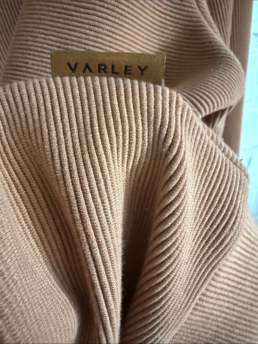 VARLEY Vine Ottoman Half Zip Sweatshirt Size medium Camel - Picture 12 of 15